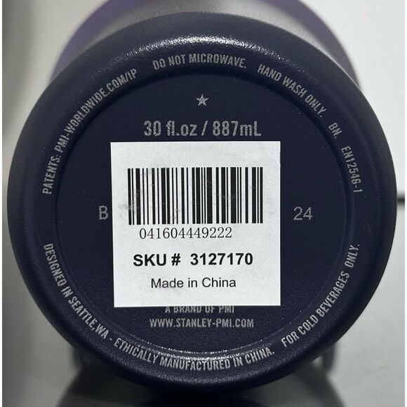 Stanley x Starbucks 2024 Taiwan Halloween MAGIC PURPLE 30oz Tumbler - Picture 4 of 4